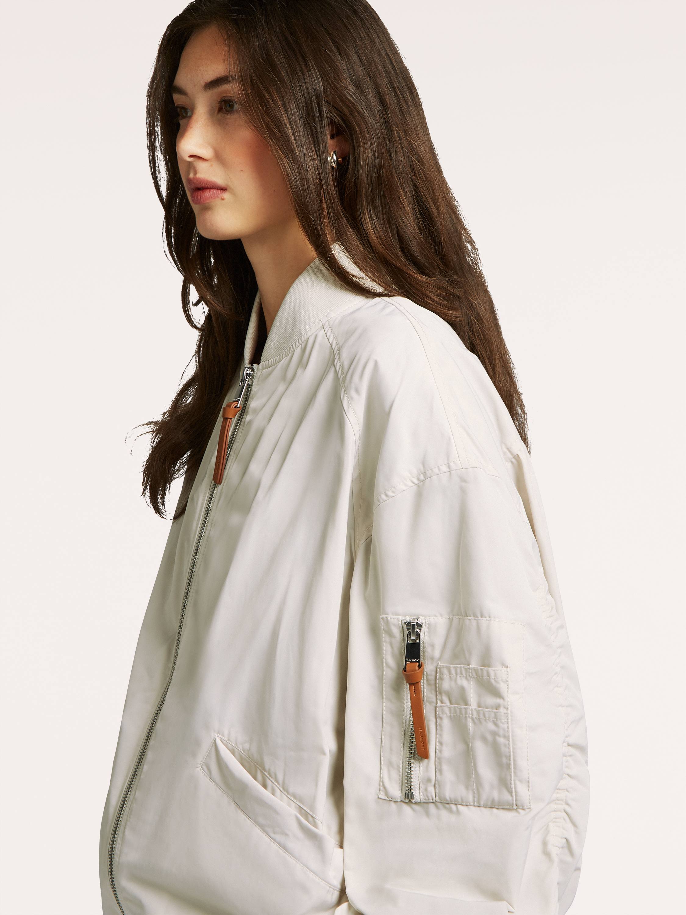 Avelon Long Bomber Jacket