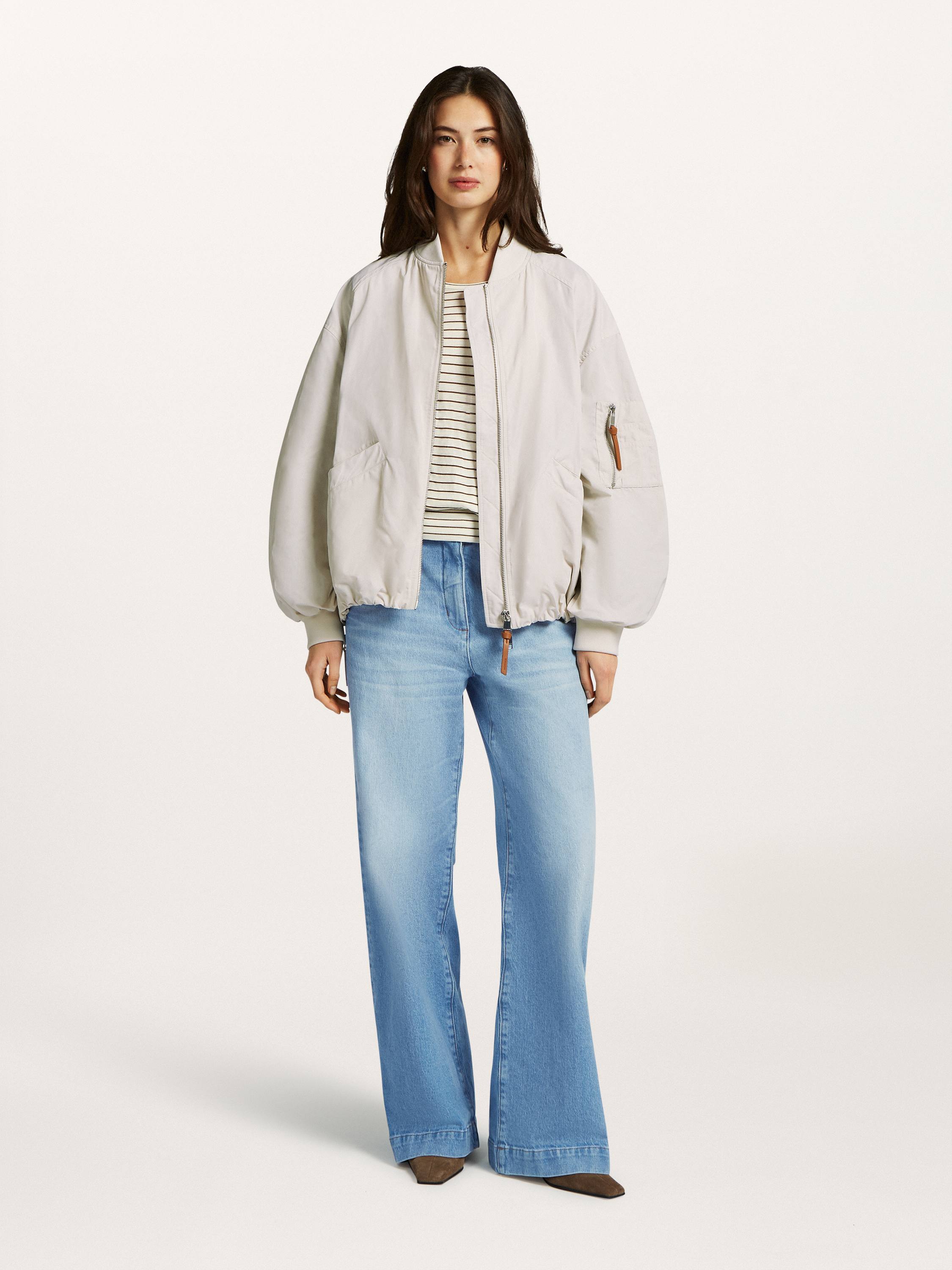 Avelon Long Bomber Jacket