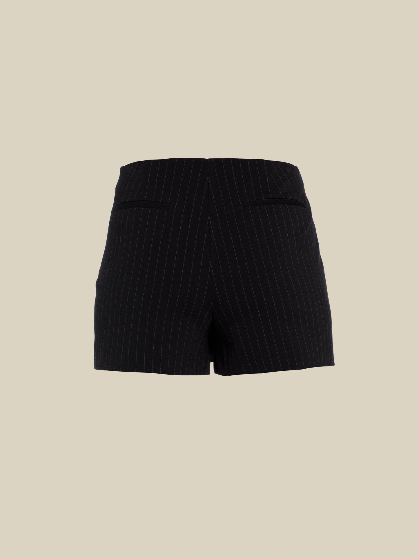 IRIS short - PINSTRIPED Black
