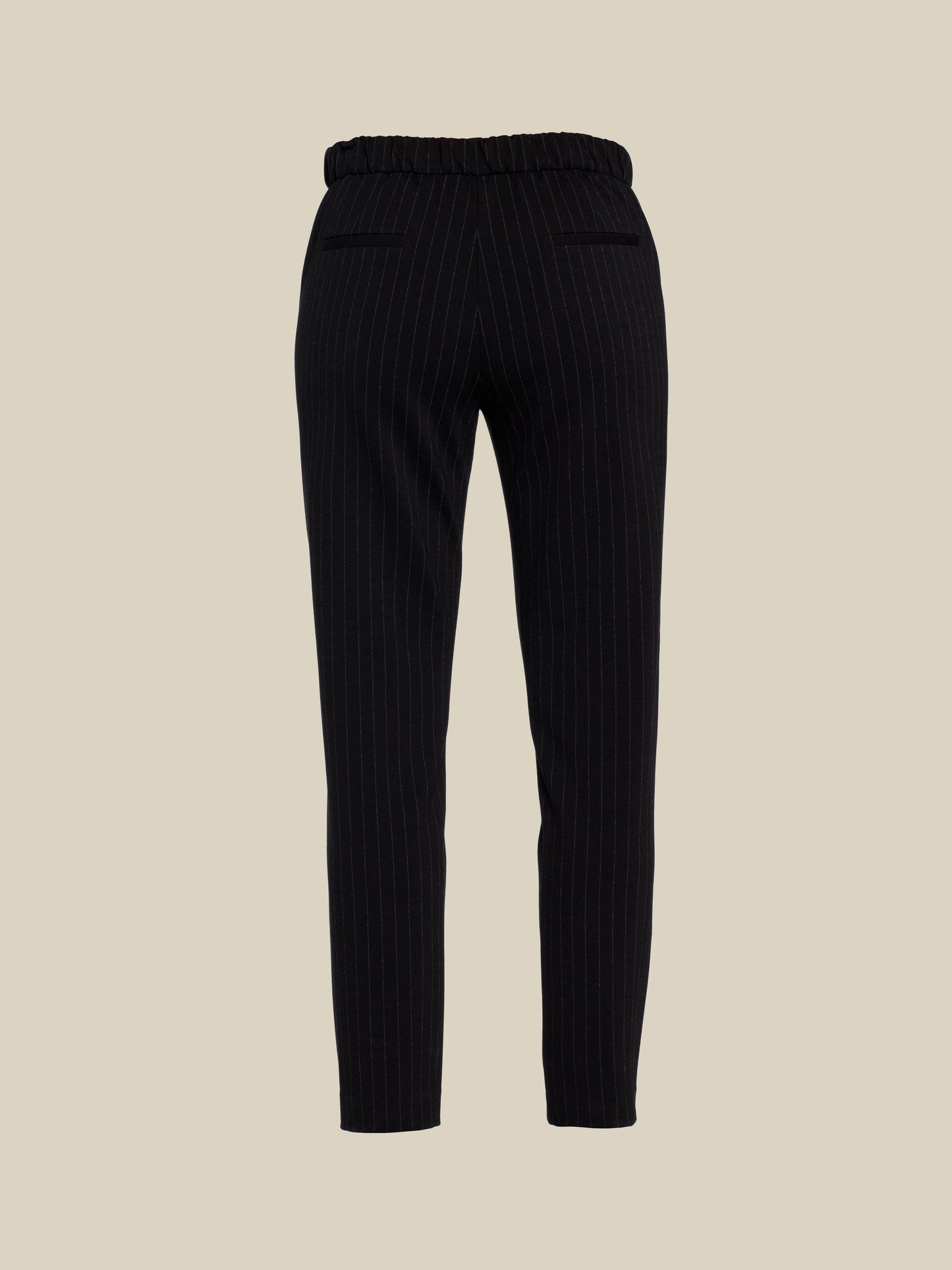 CHARLIE chino - PINSTRIPED Black