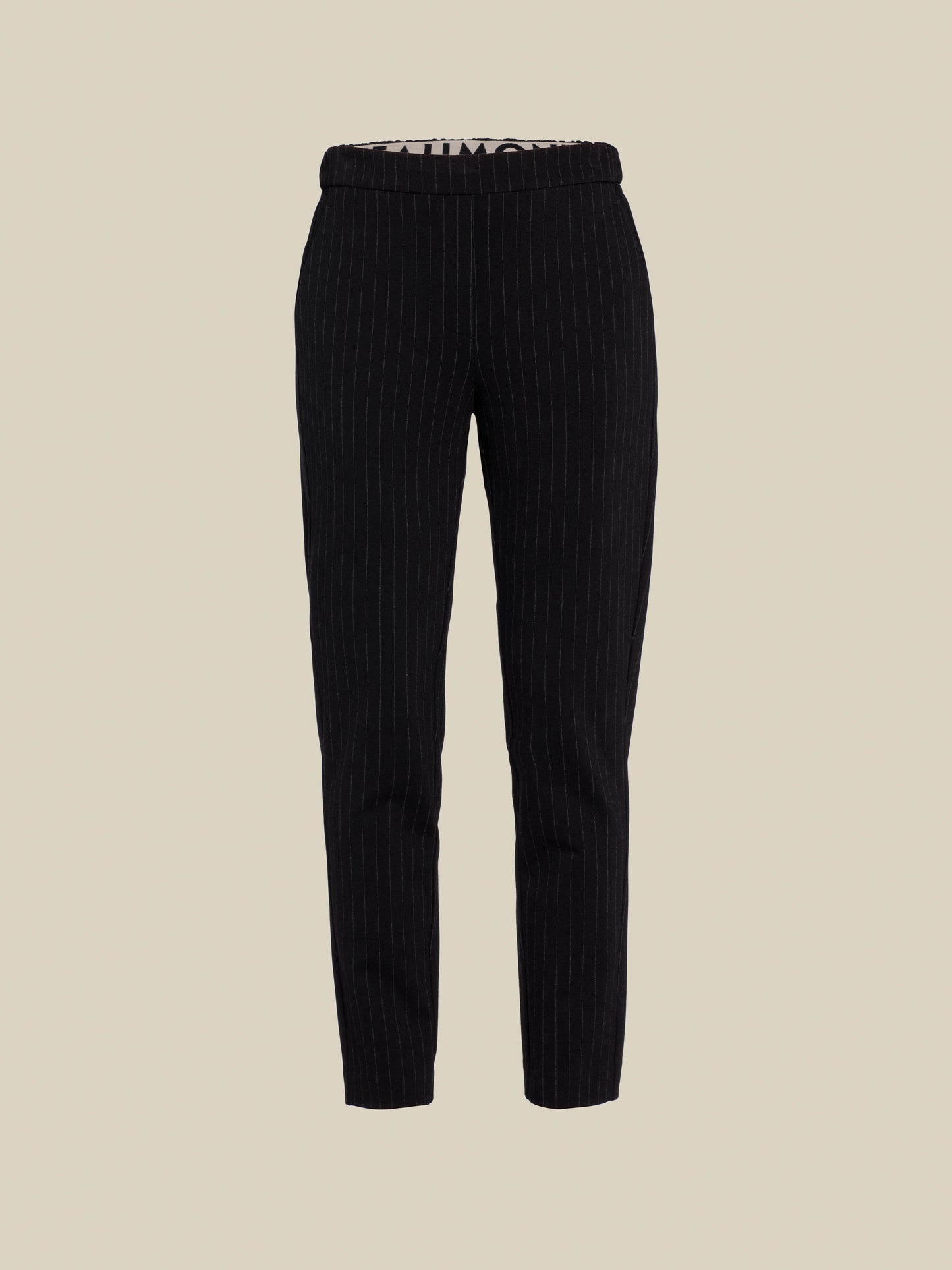 CHARLIE chino - PINSTRIPED Black
