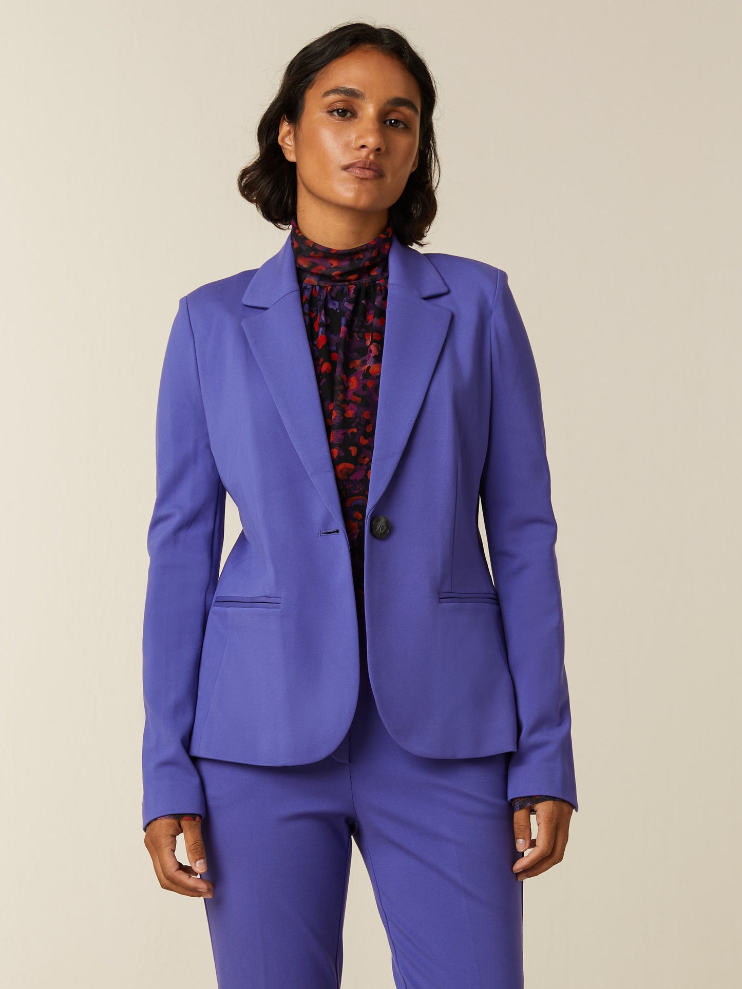 PETIT blazer - Dark Dahlia Purple