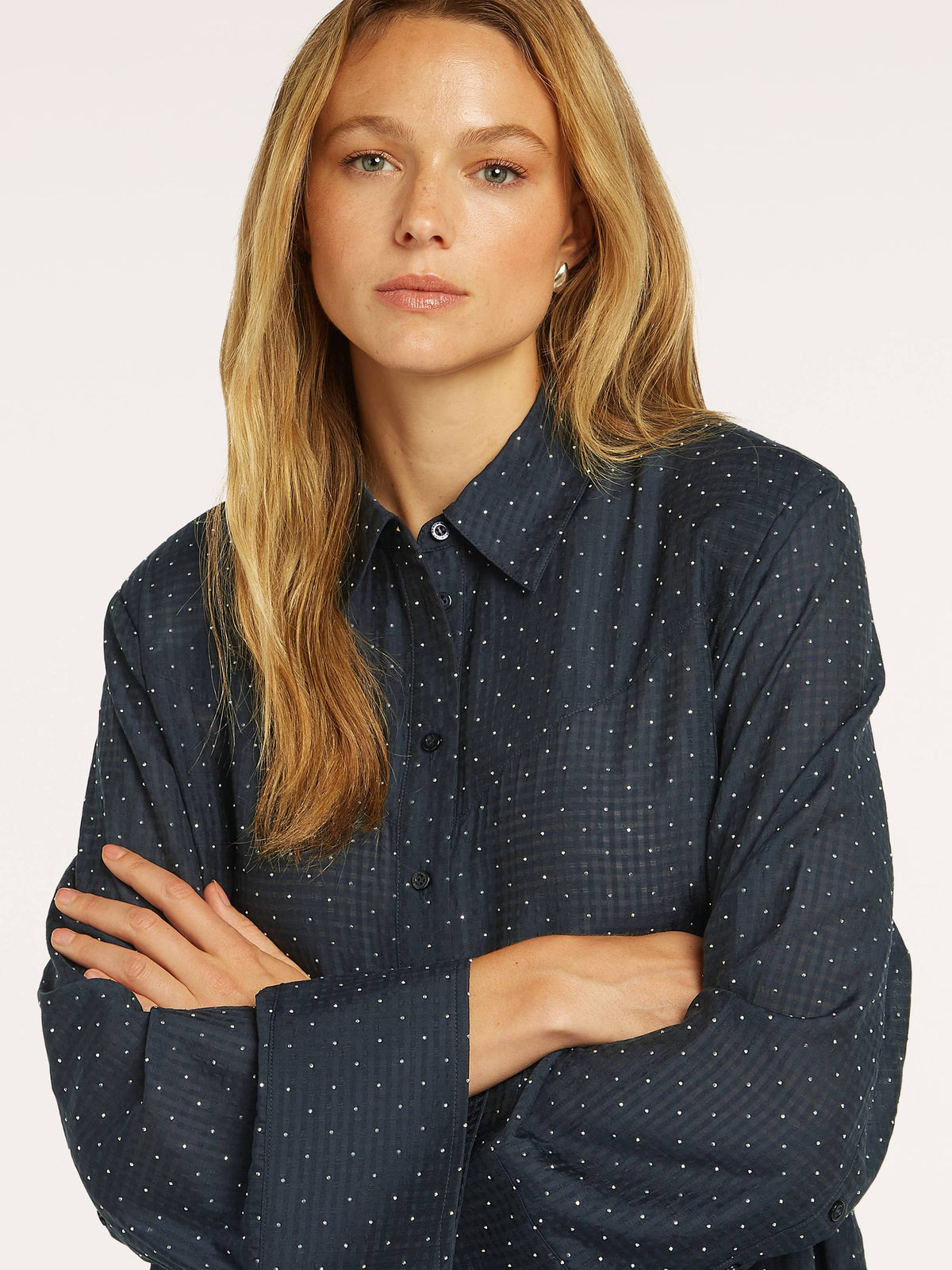 Holly Blouse rhinestones