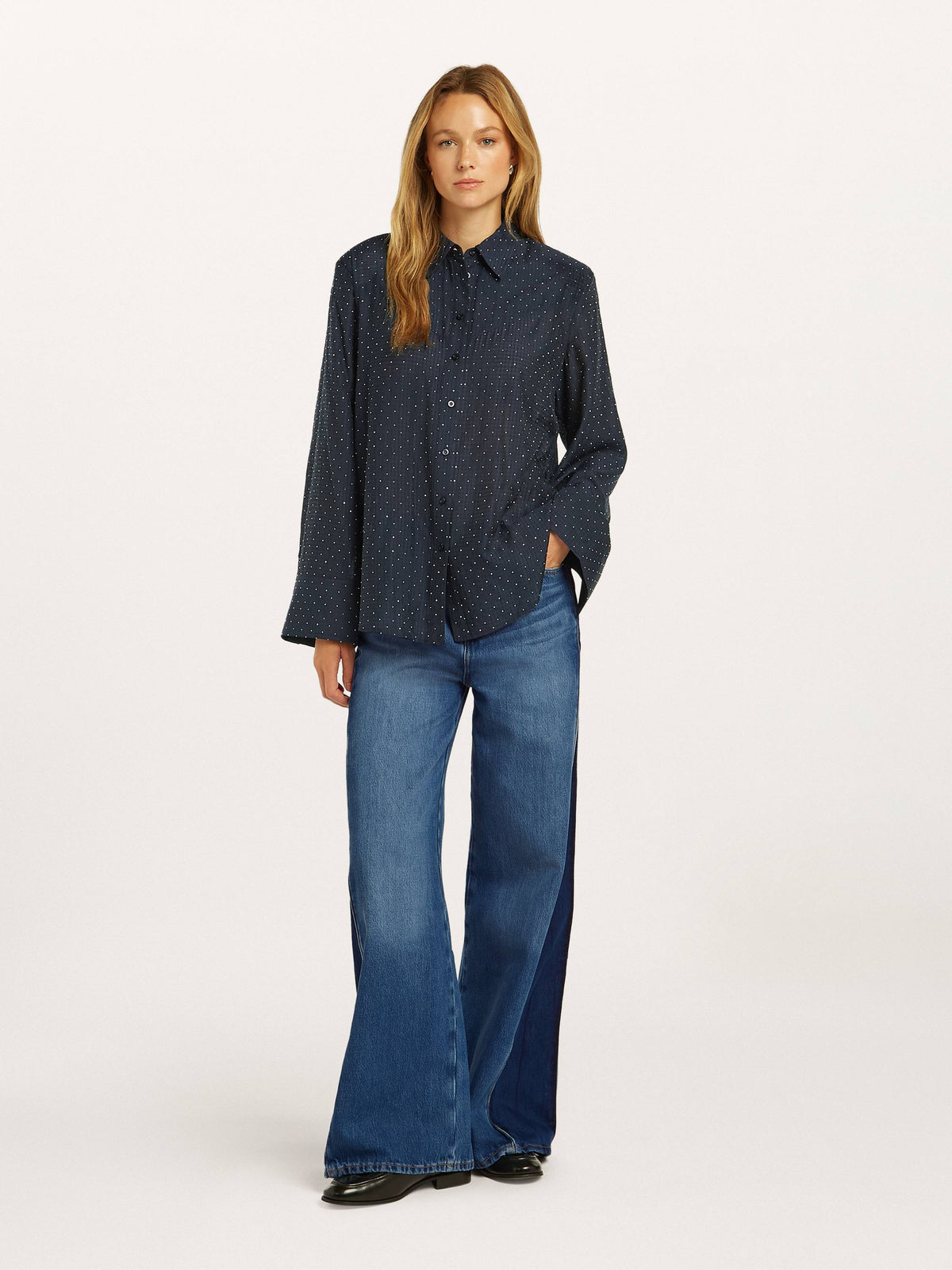Holly Blouse rhinestones