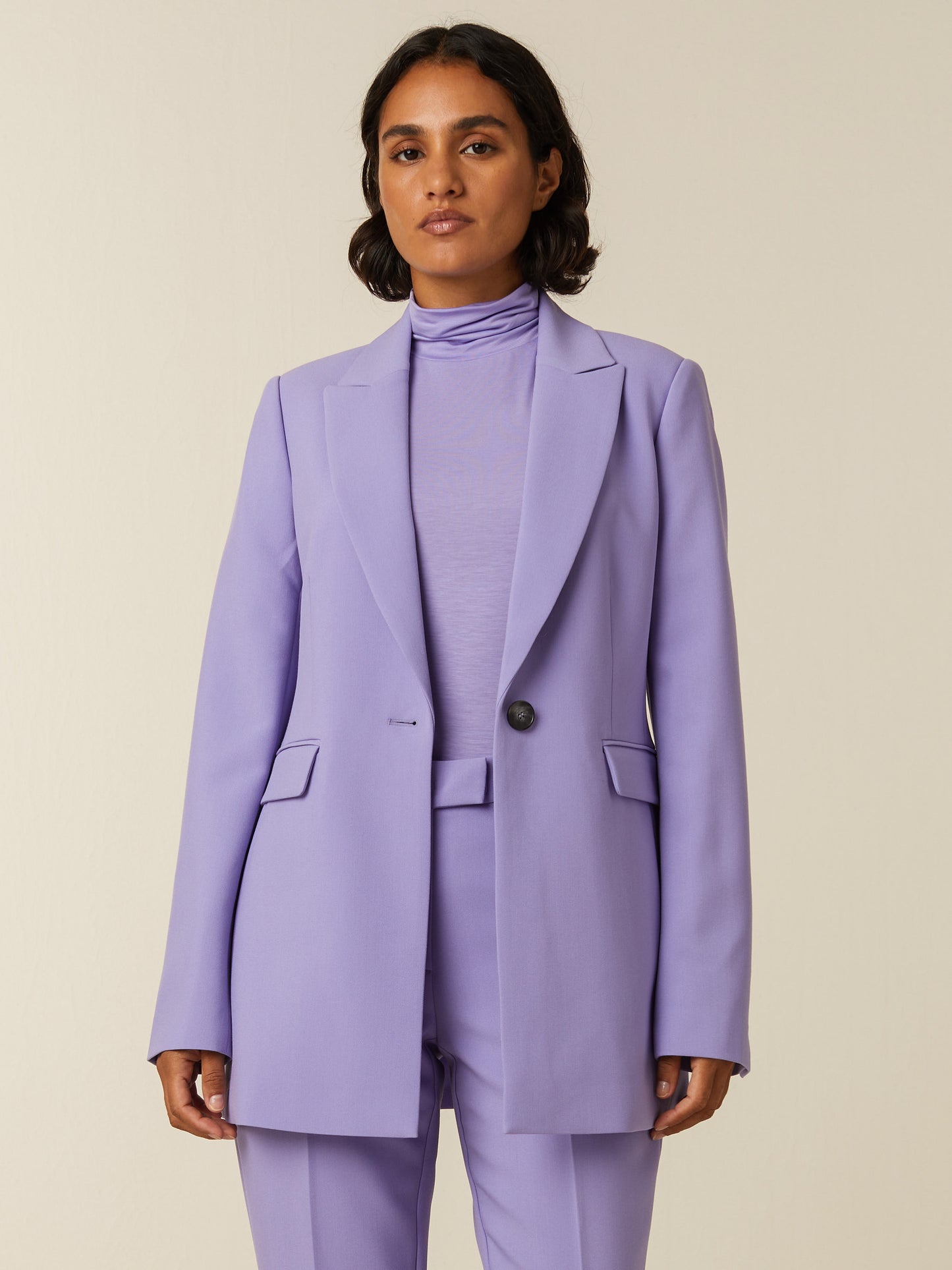 ABBY classic blazer - Dahlia Purple