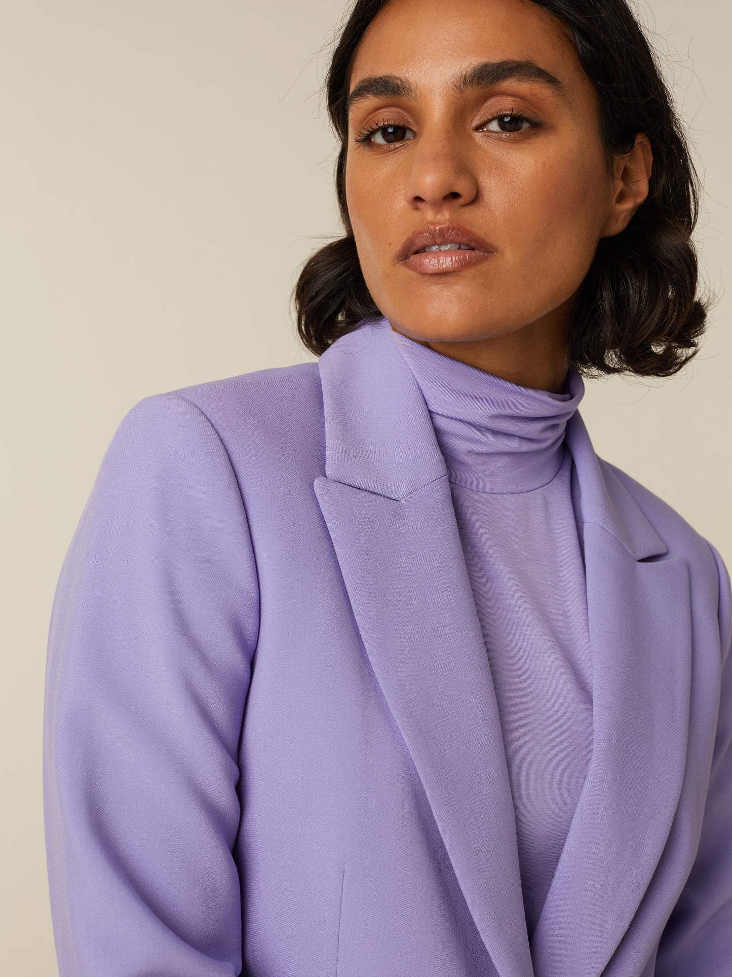 ABBY classic blazer - Dahlia Purple
