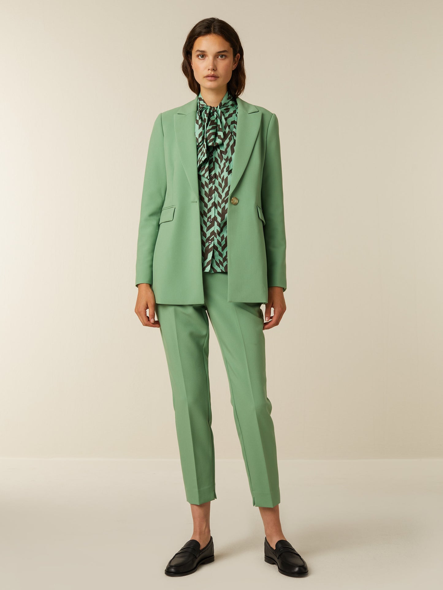 ABBY classic blazer - Matcha Green