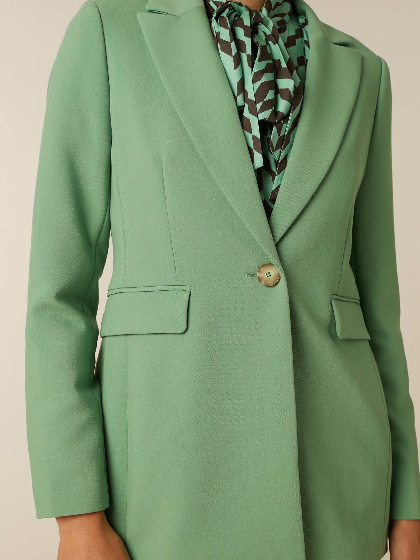 ABBY classic blazer - Matcha Green