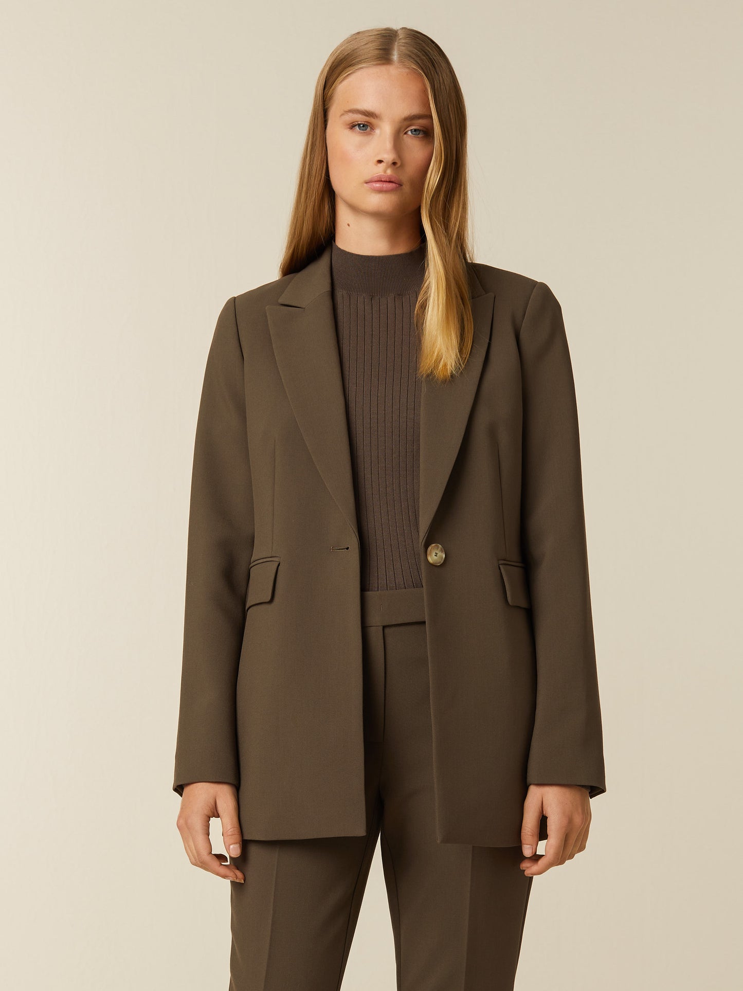 ABBY classic blazer - Crocodile
