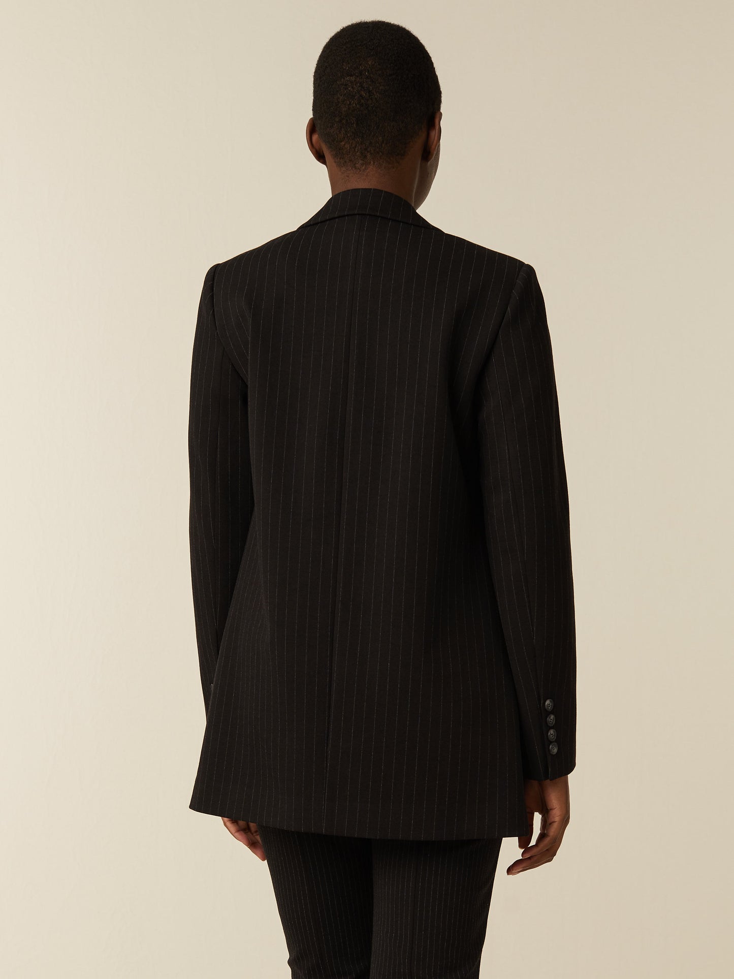 ASH blazer - PINSTRIPED Black
