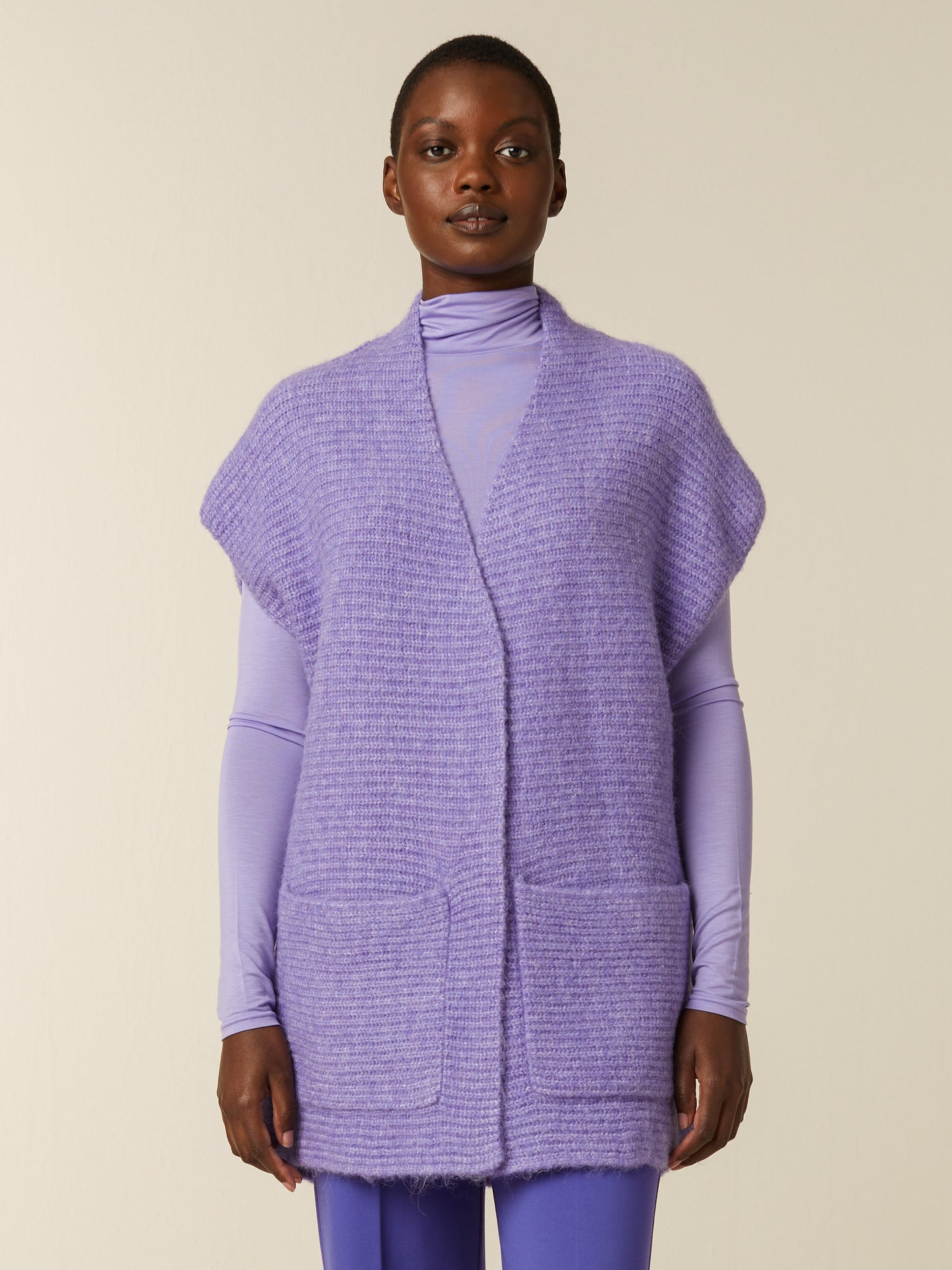 MICKEY cardigan - Dahlia Purple