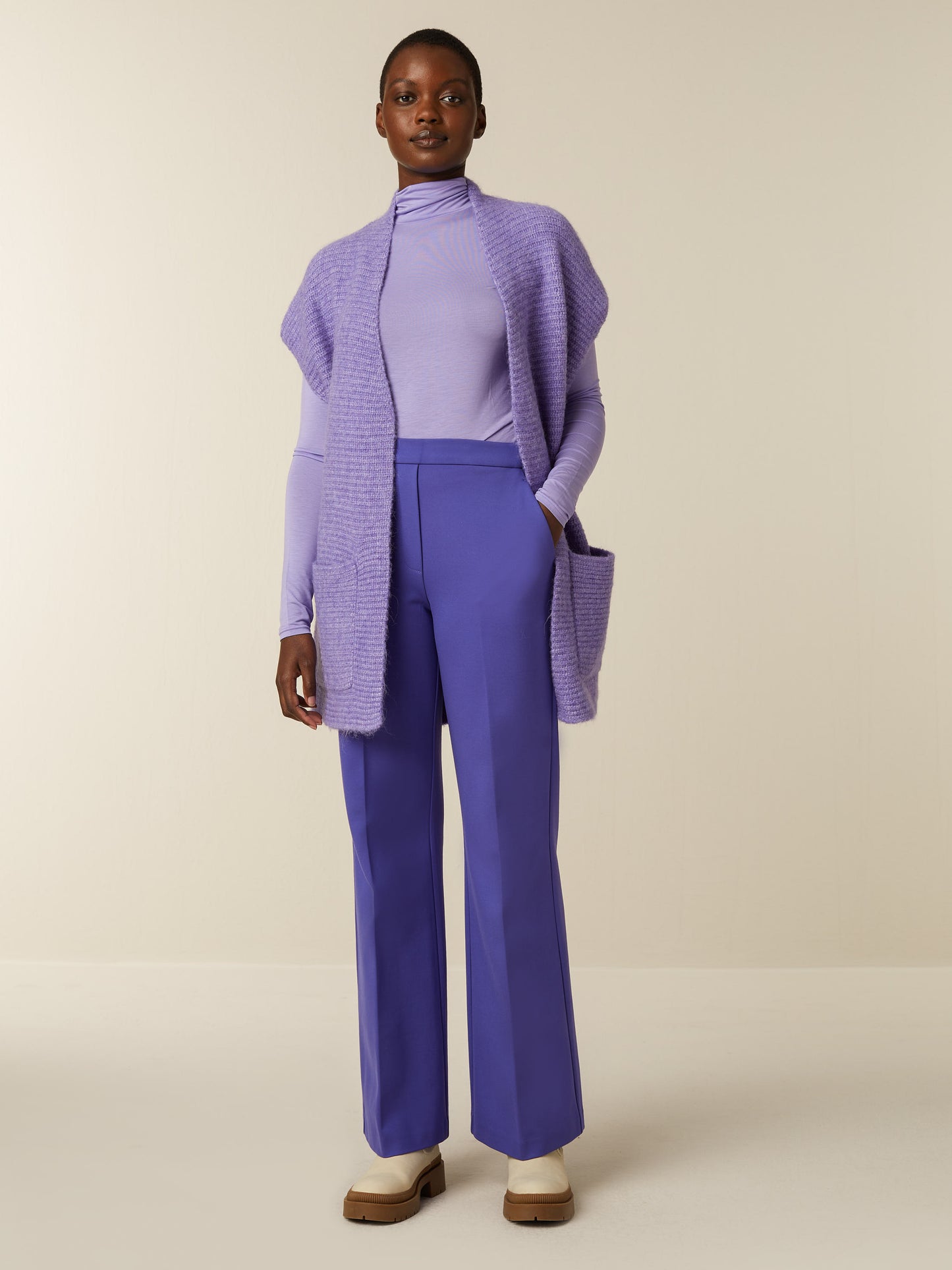 MICKEY cardigan - Dahlia Purple