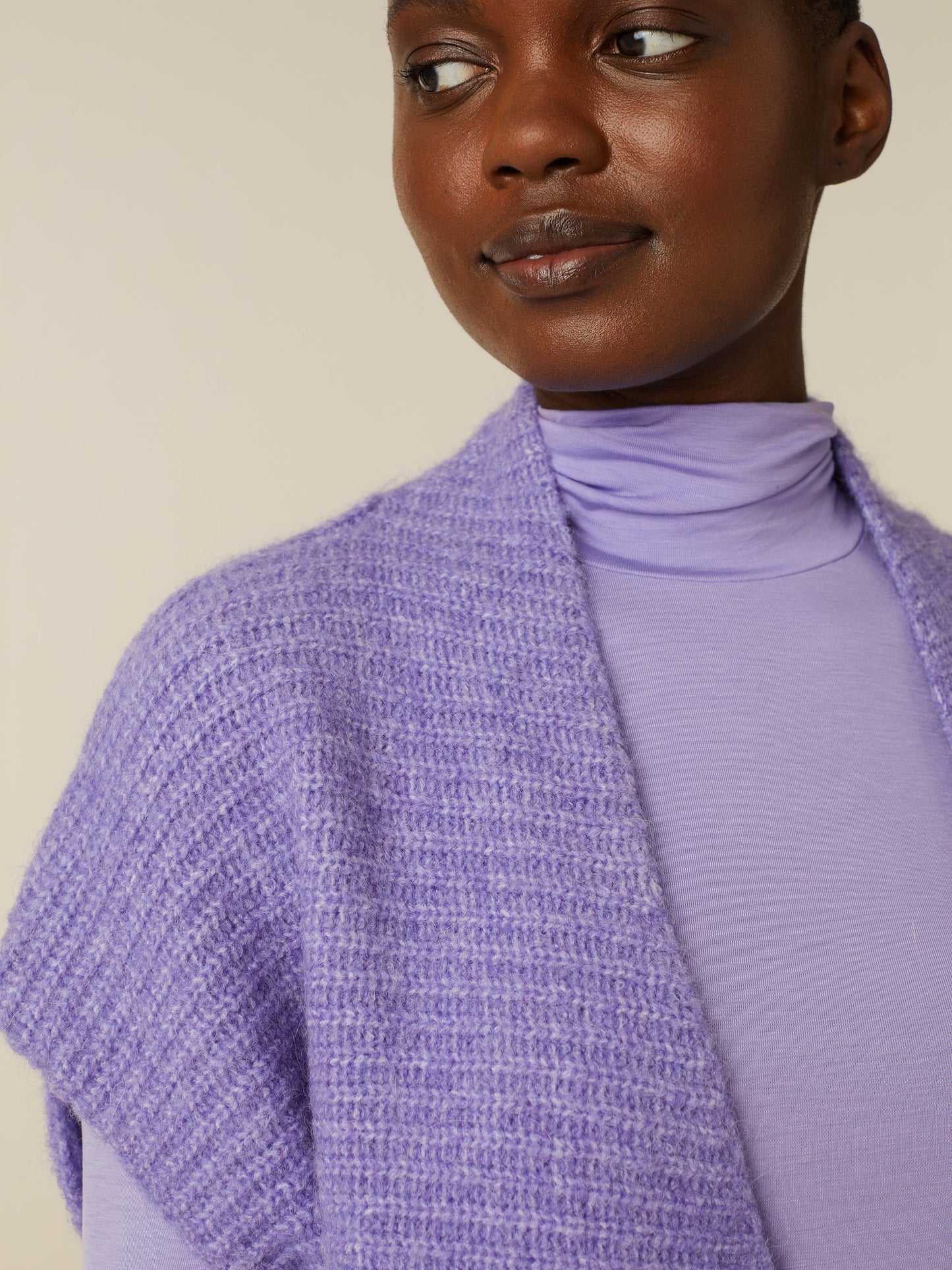 MICKEY cardigan - Dahlia Purple