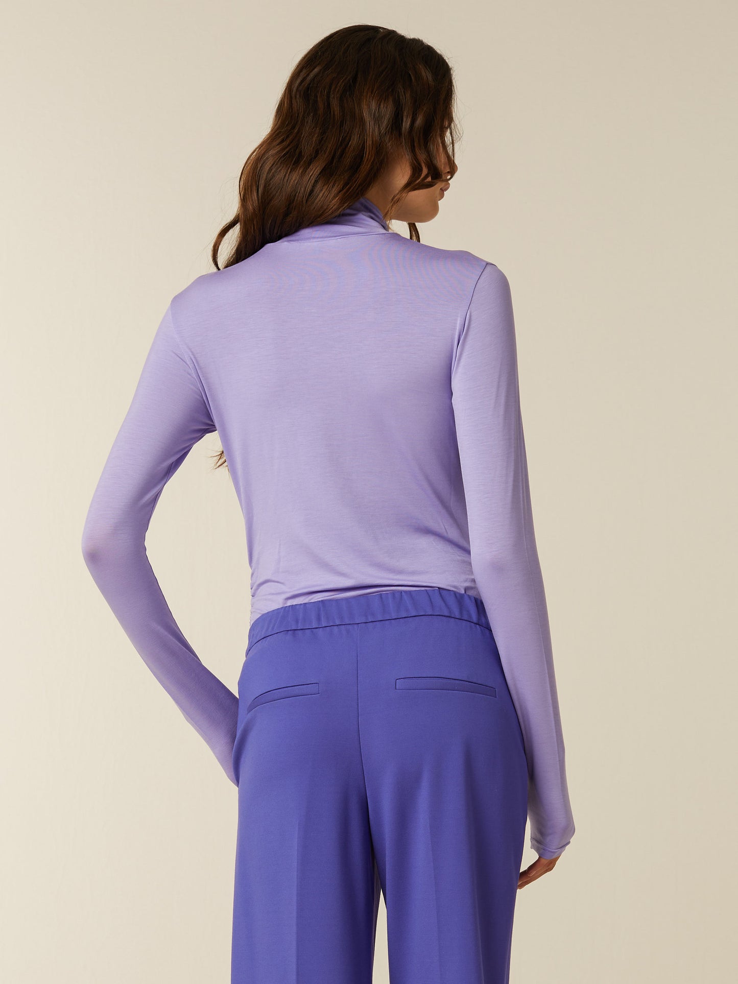 PHOEBE top col - Dahlia Purple