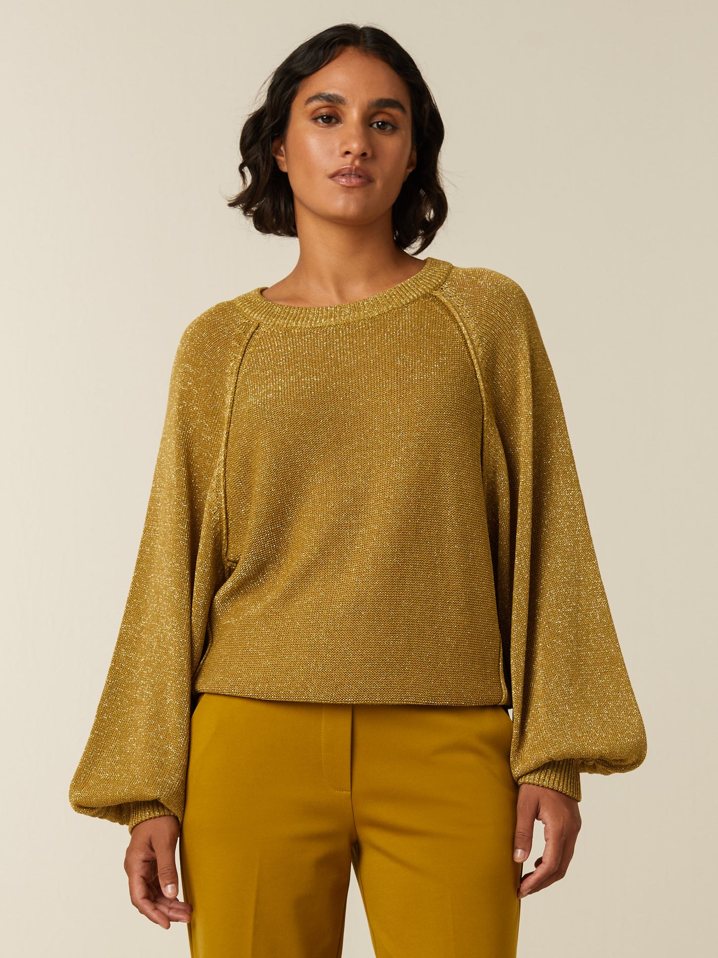 JILL pullover - Golden Green