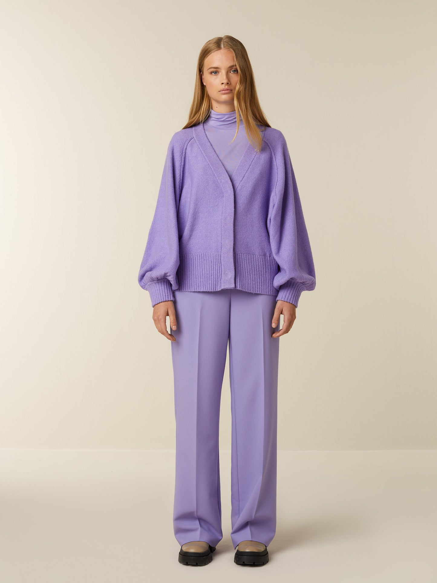 SAGE cardigan - Dahlia Purple