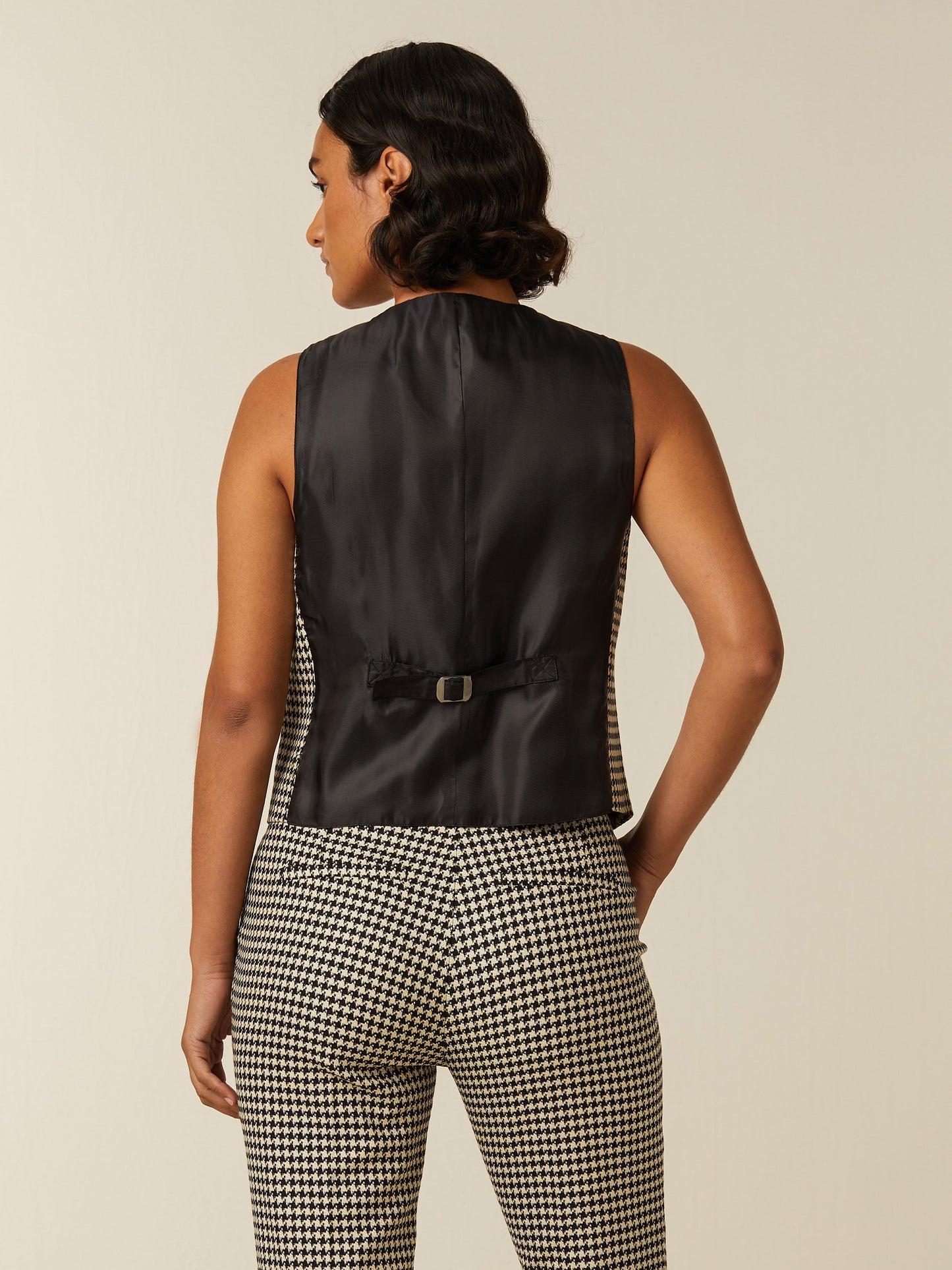 POPPY gilet - Black print