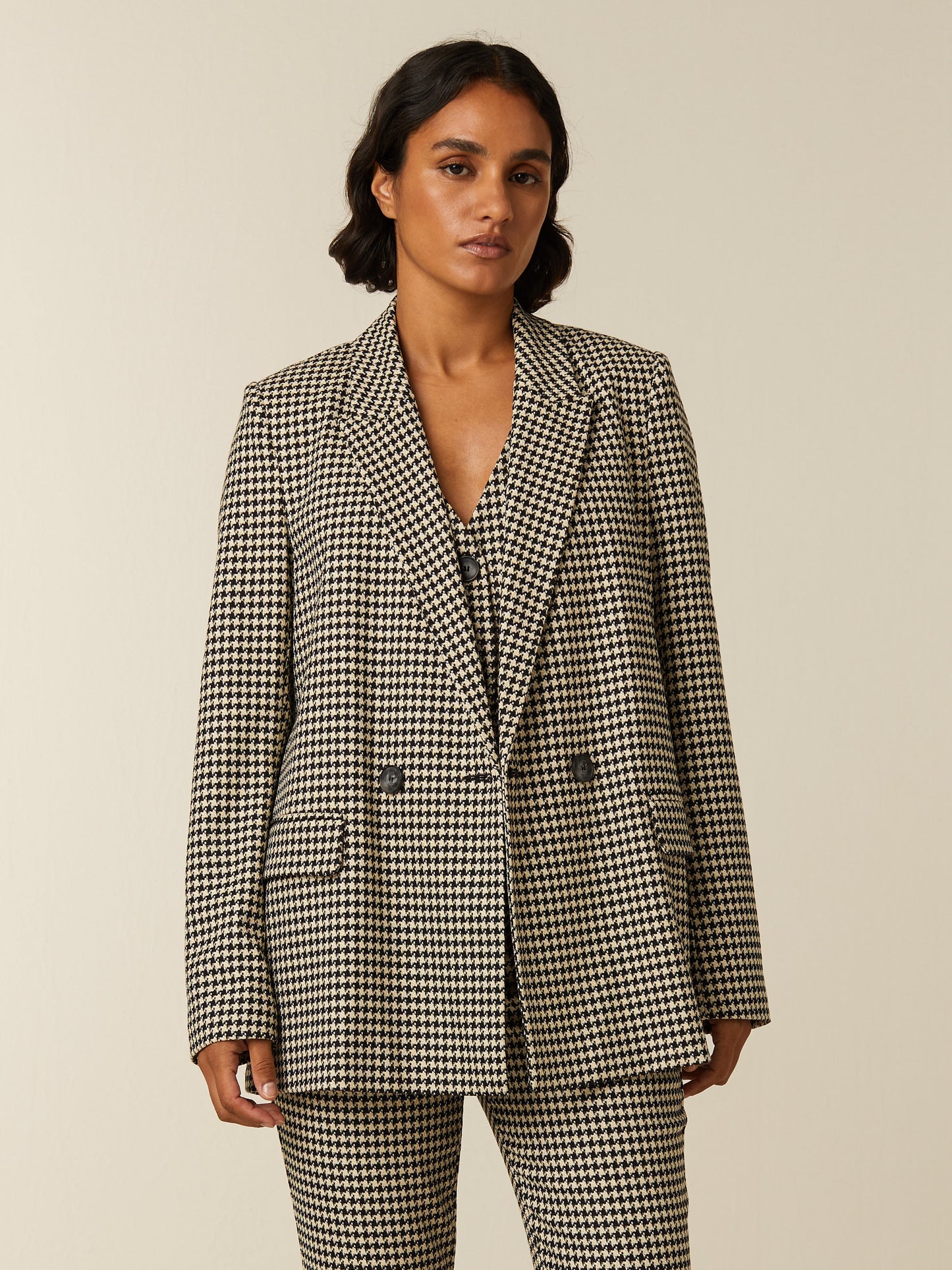 JASMINE blazer - Black print