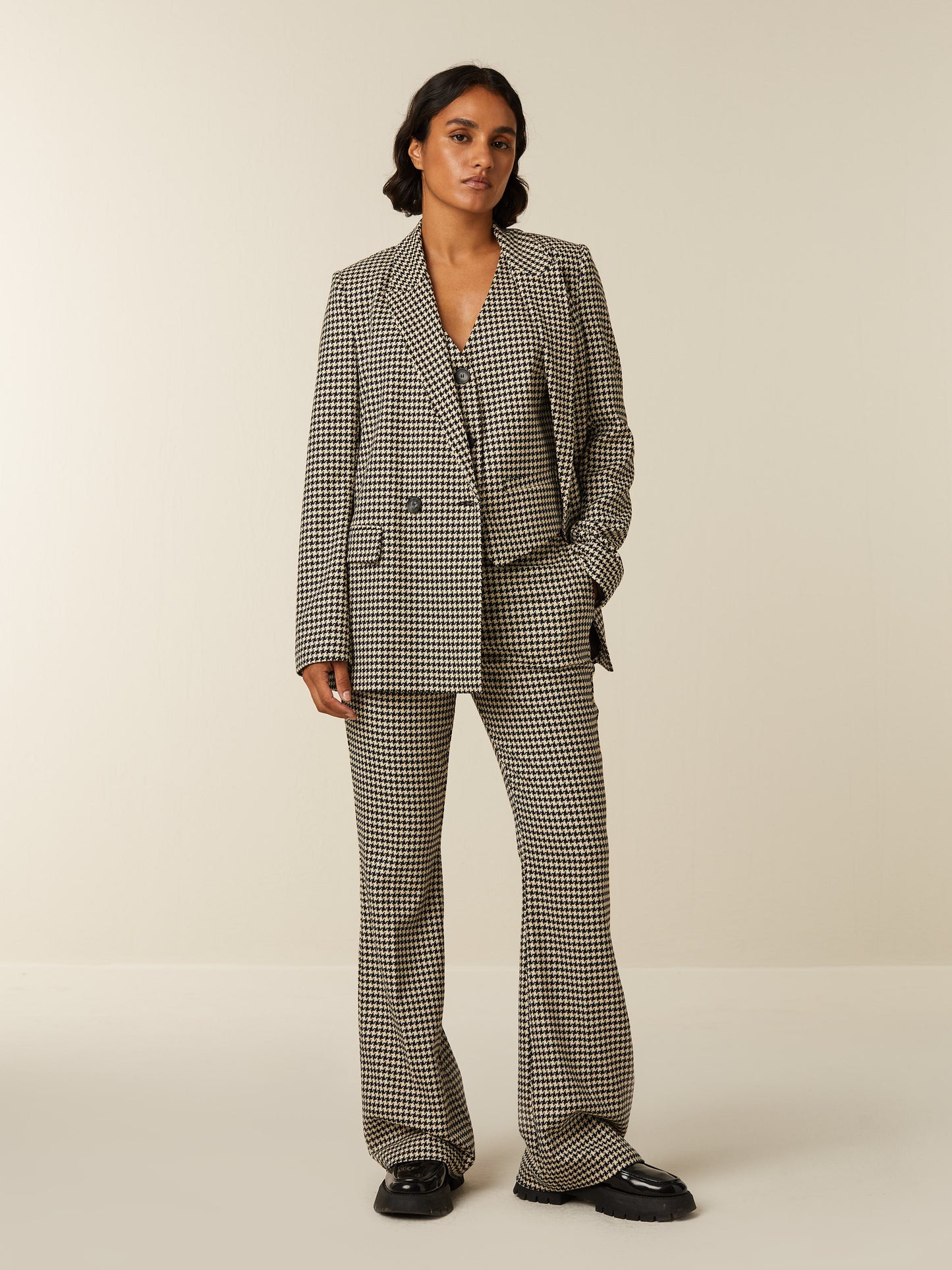 JASMINE blazer - Black print