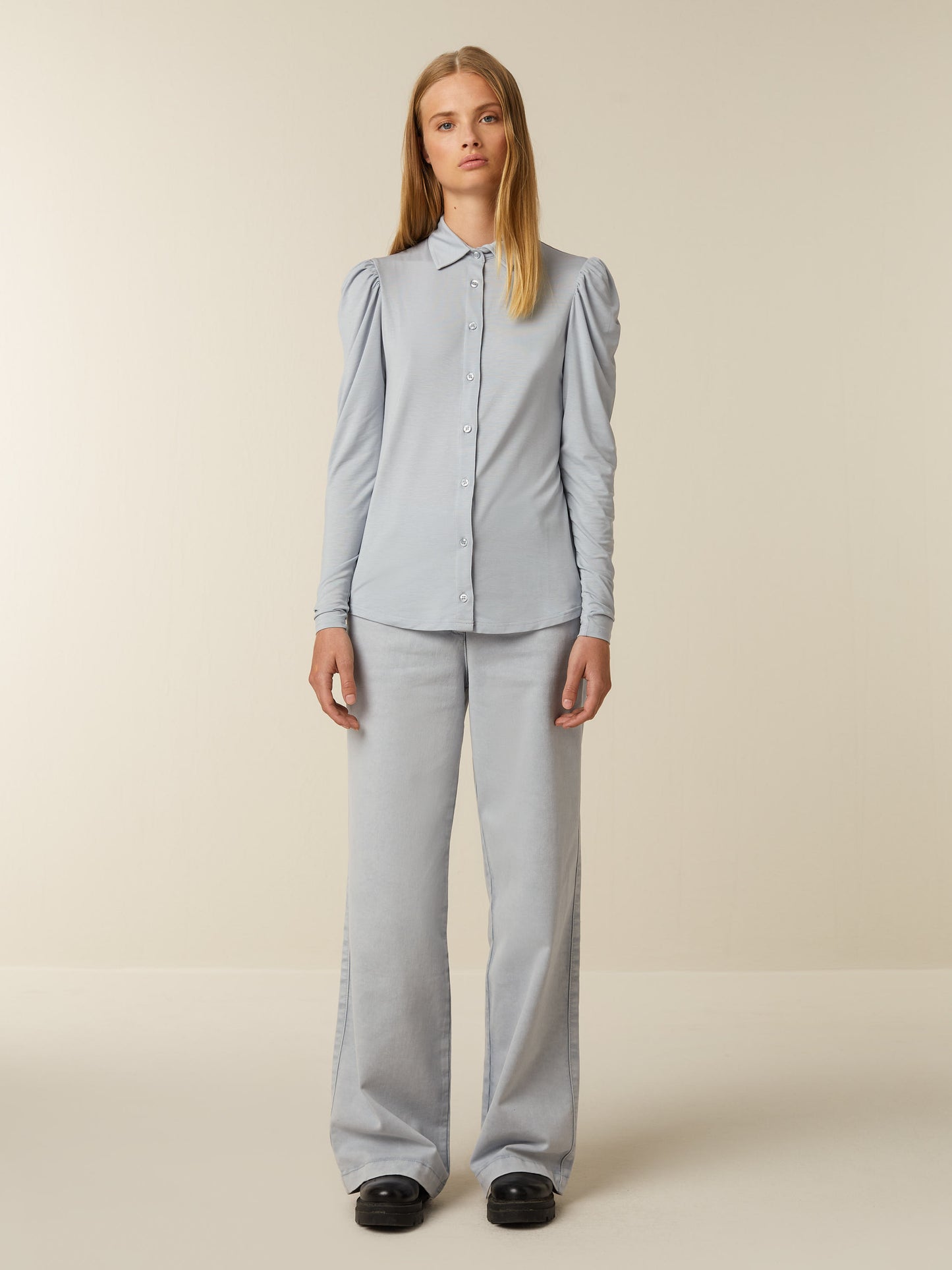NOOR jersey blouse - Shark