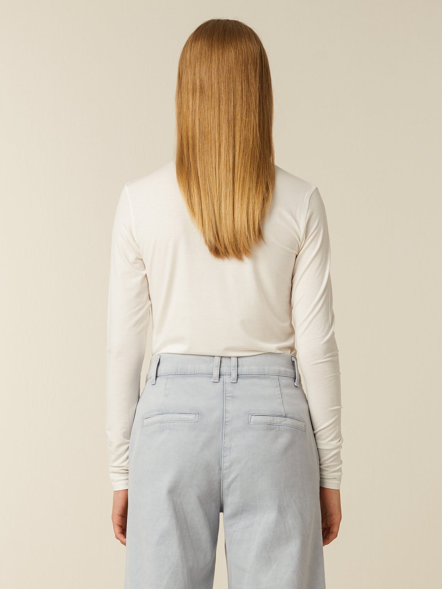 PHOEBE top col - Cream