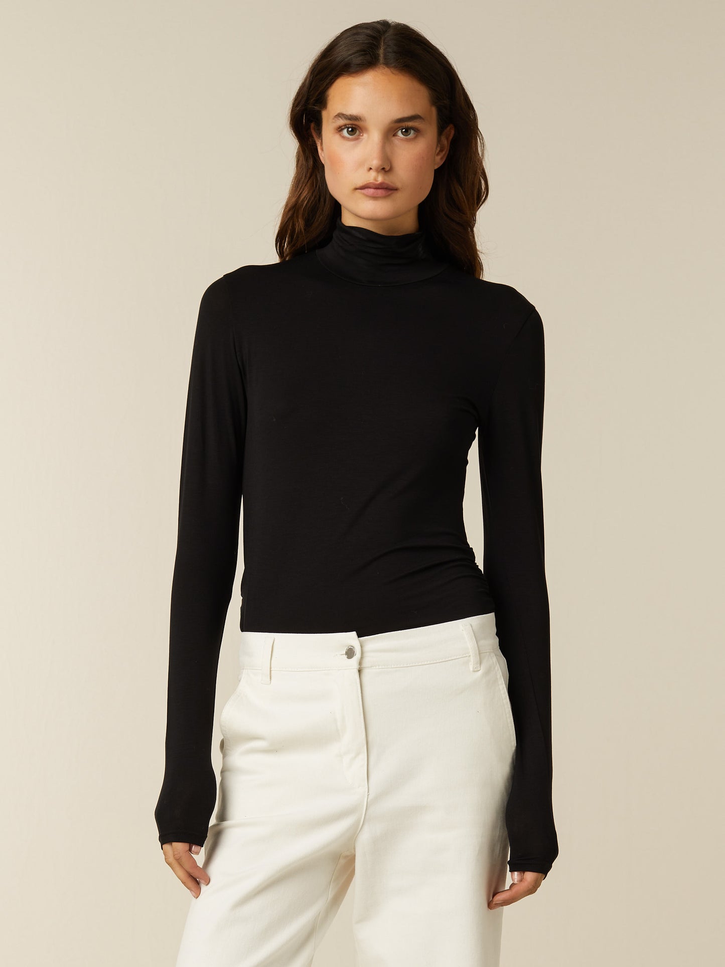 PHOEBE top col - Black