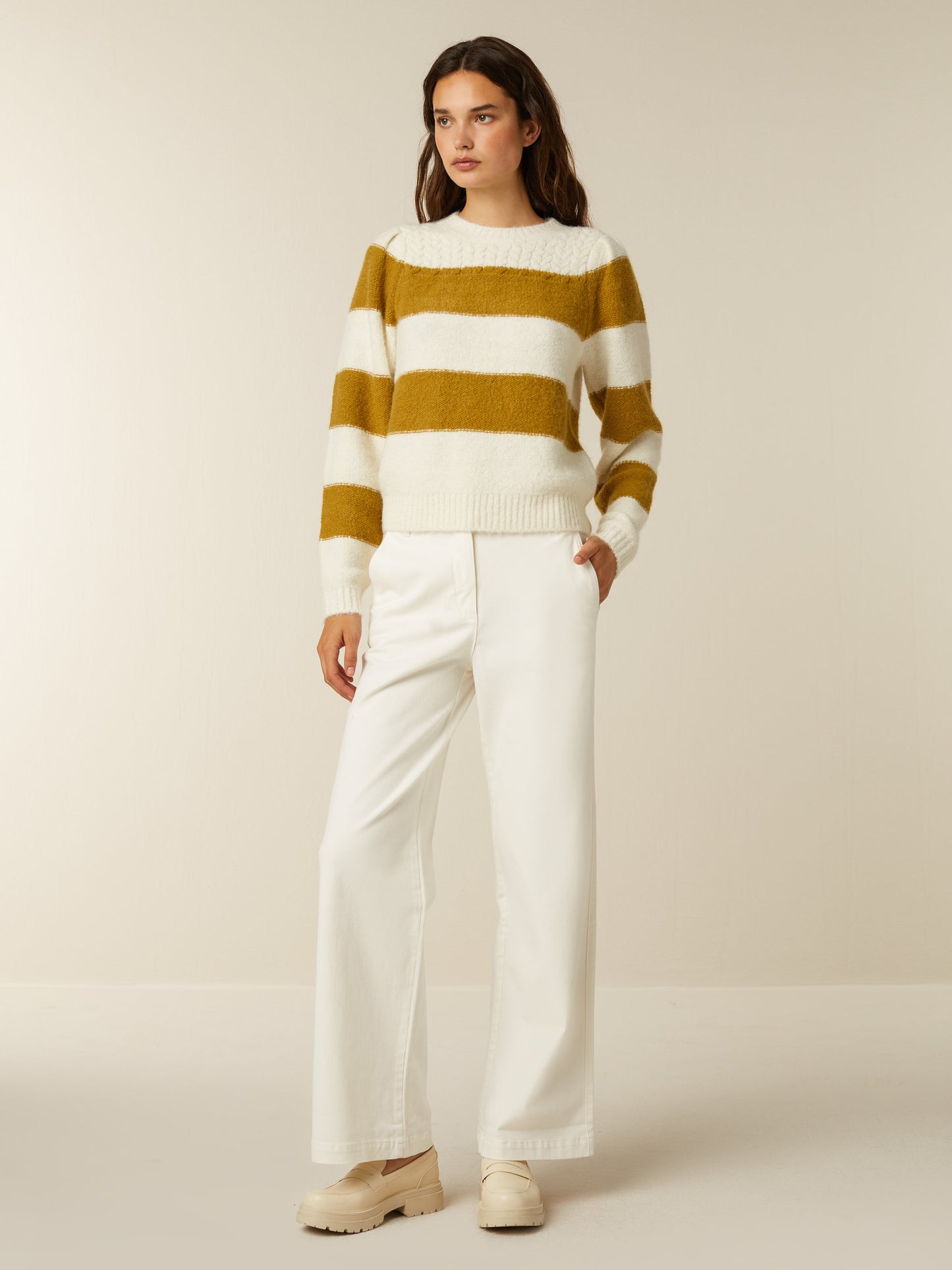 SUE pullover - Golden Green