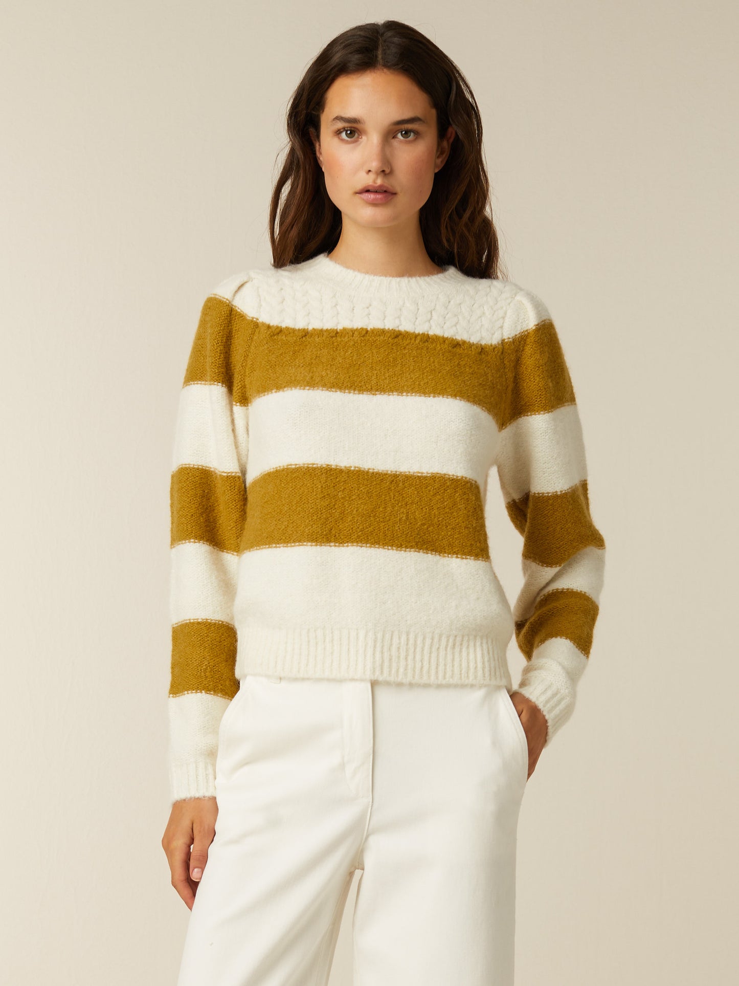 SUE pullover - Golden Green