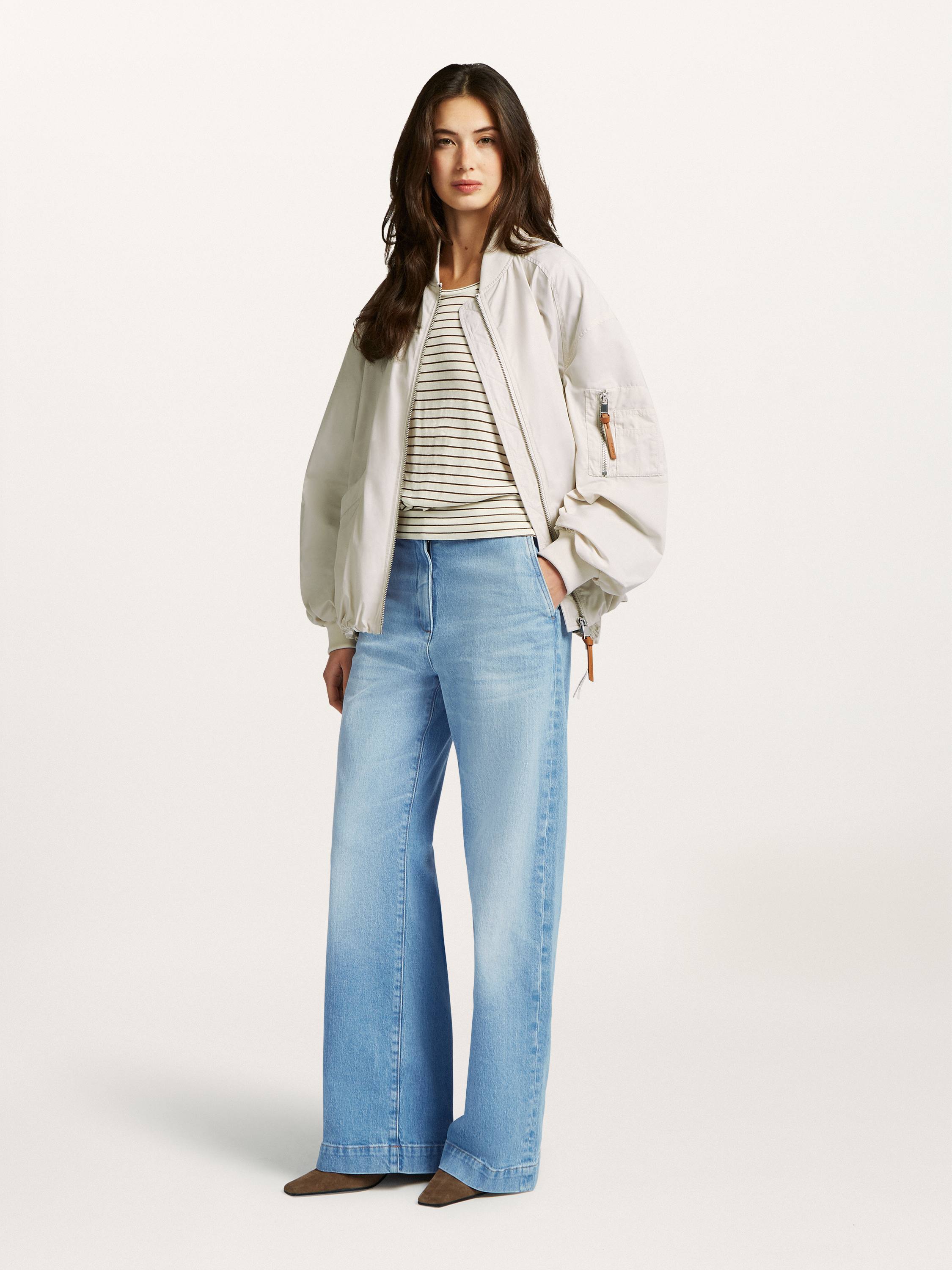 Avelon Long Bomber Jacket