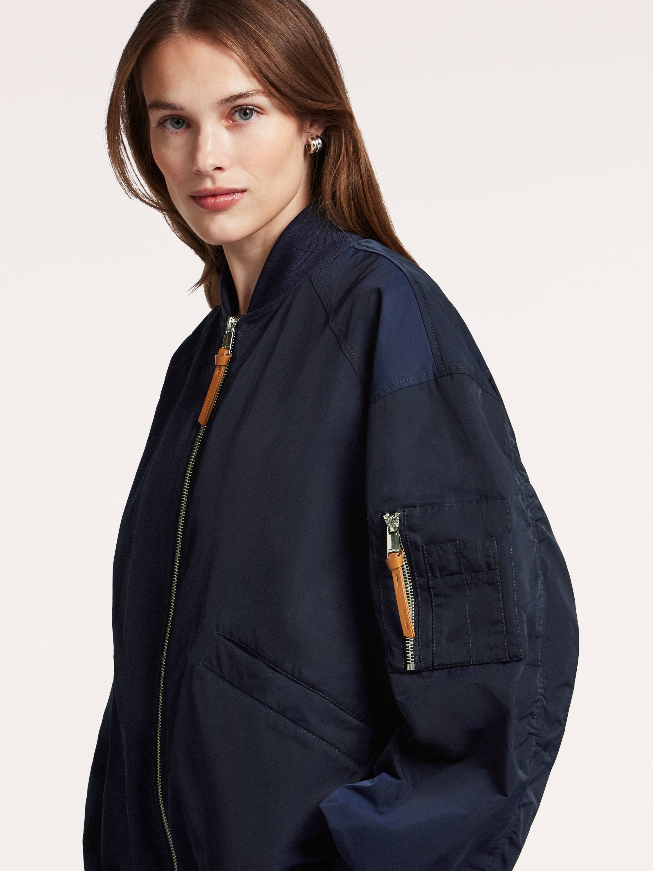 Avelon Long Bomber Jacket