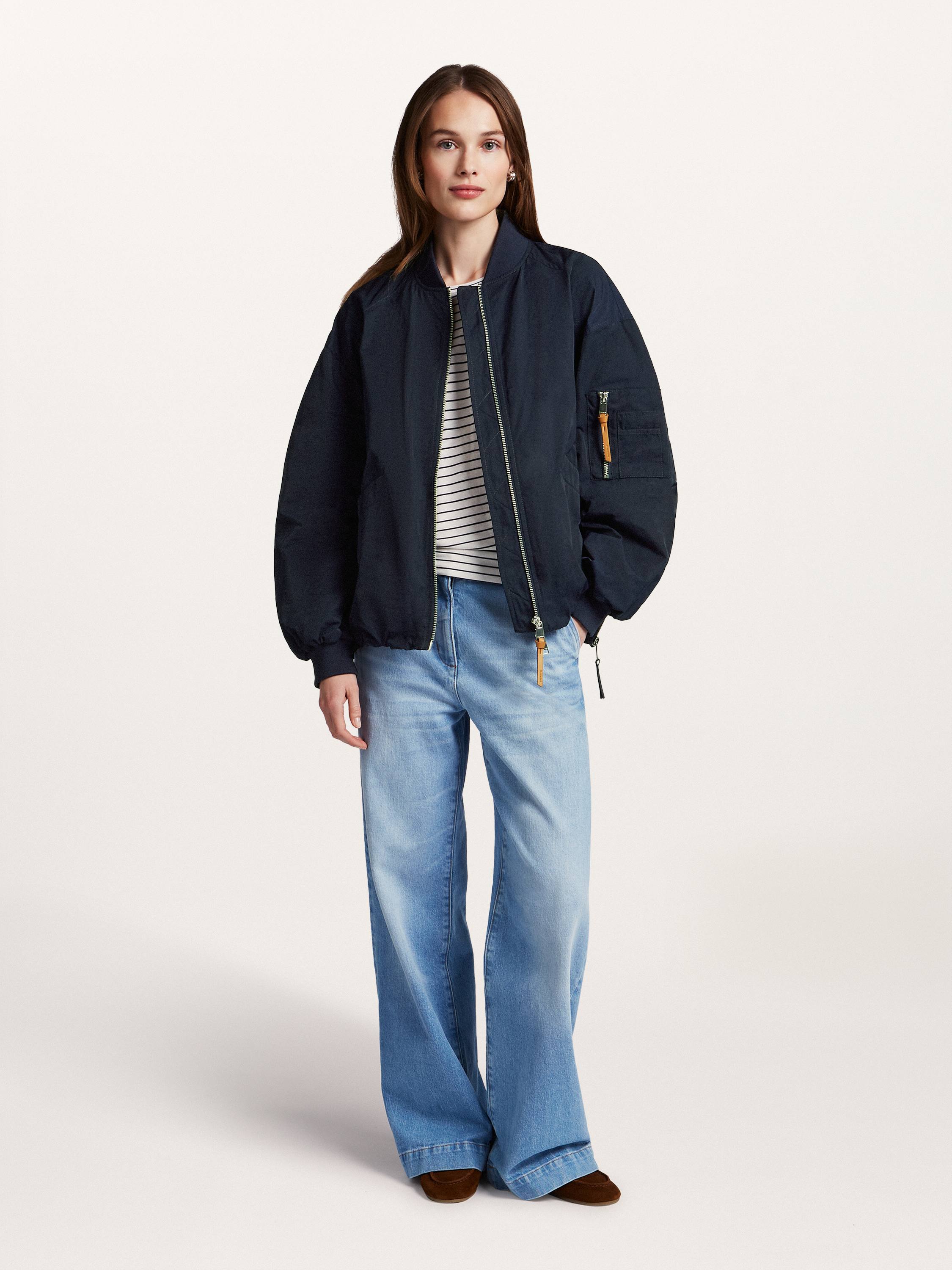 Avelon Long Bomber Jacket