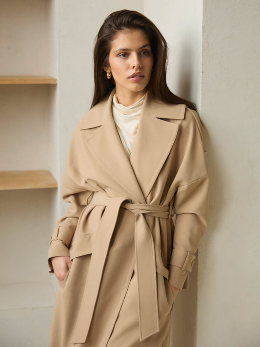 BLADE trench coat - sand