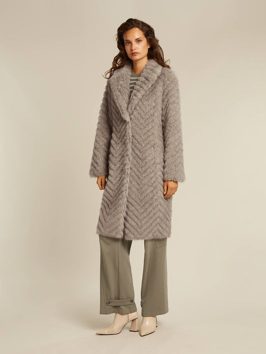 BEAU coat - Taupe