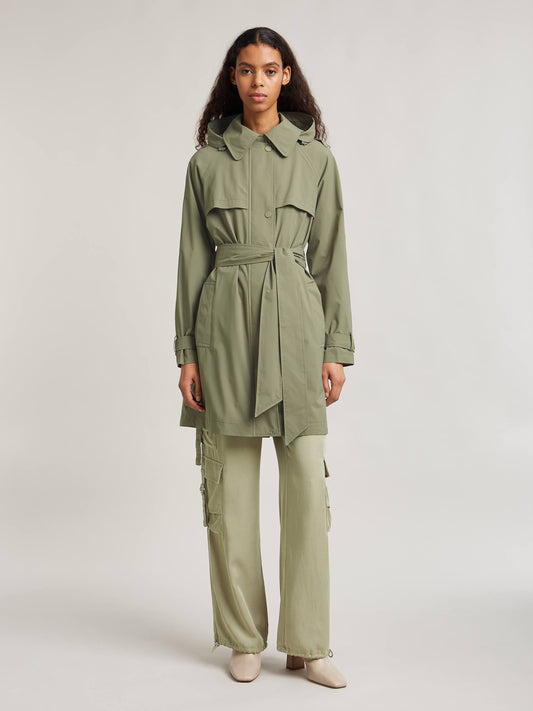 BRINKLEY raincoat - khaki green