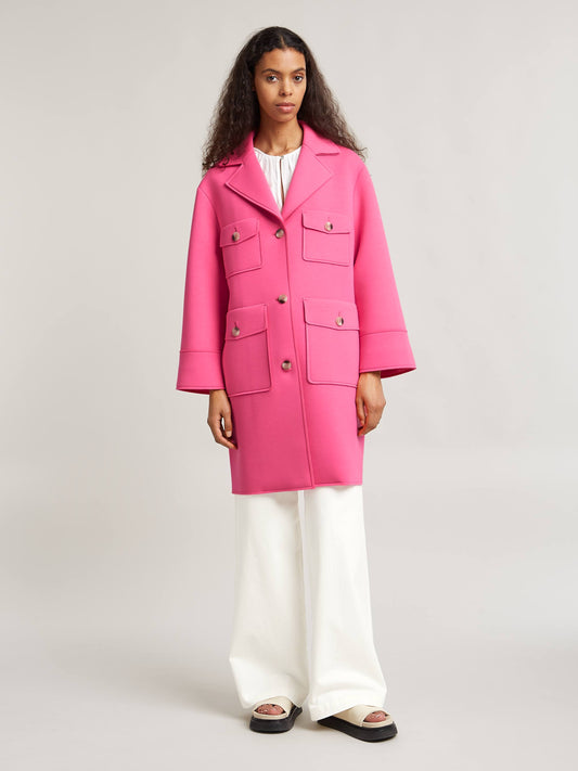 EVERLY coat - neon pink