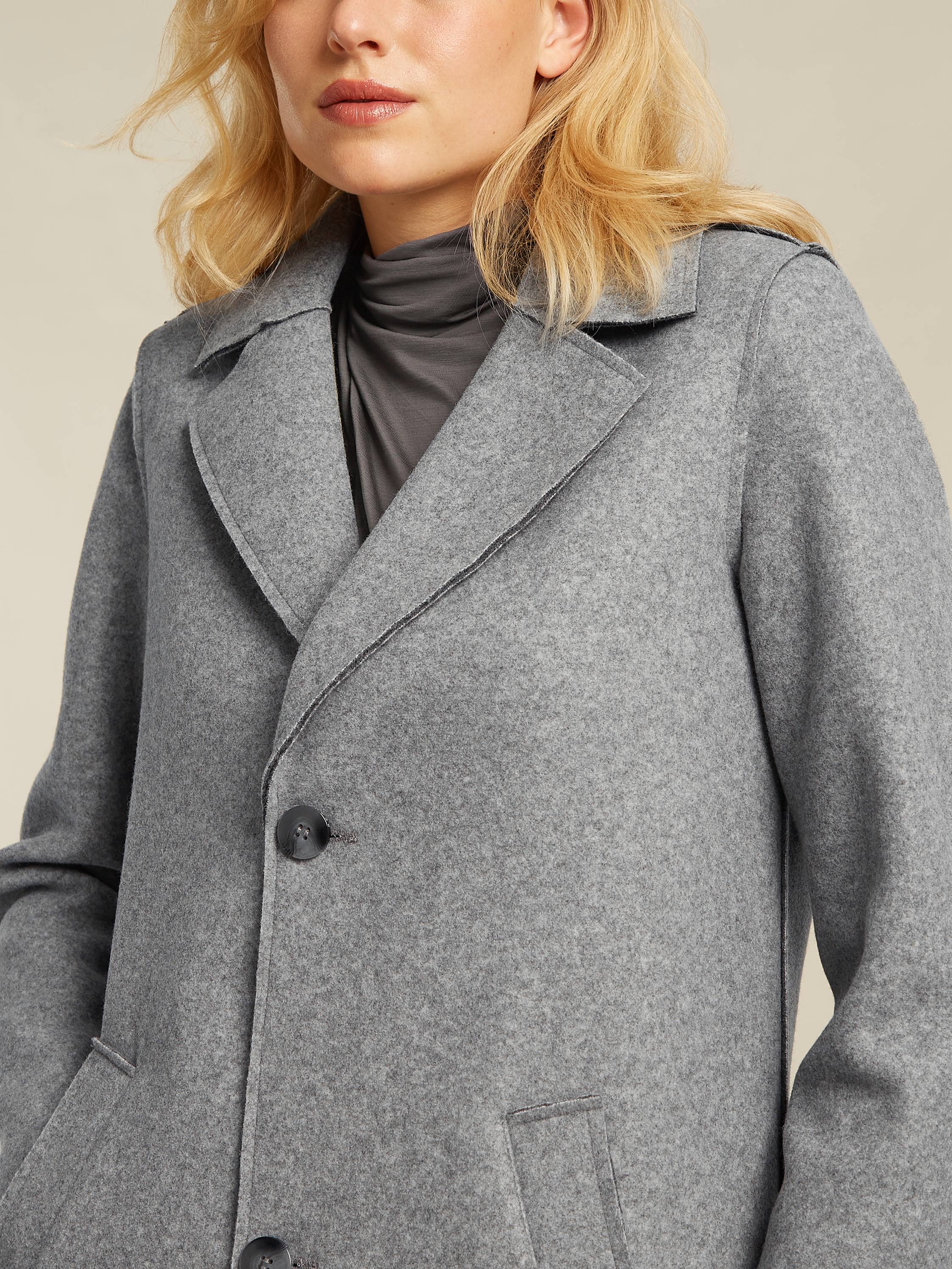 Heather gray coat best sale