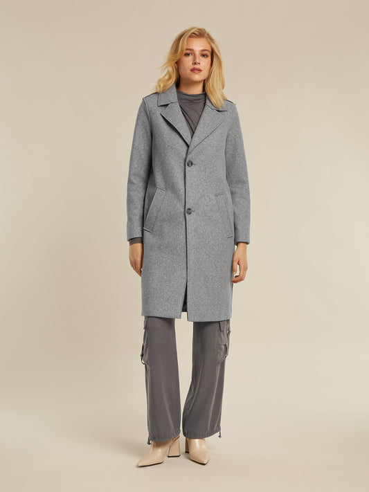 JESSIE coat - Grey heather