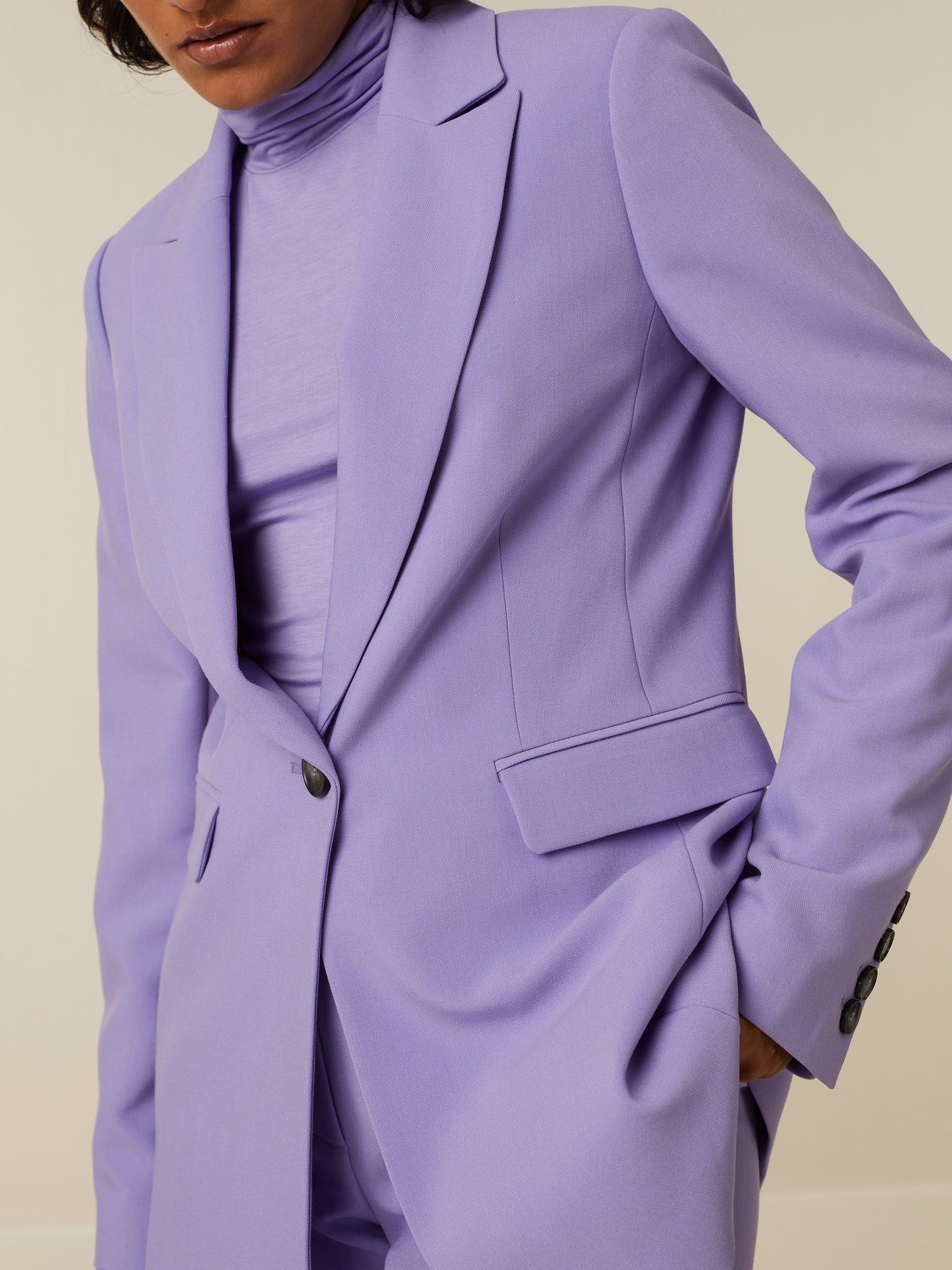 ABBY classic blazer - Dahlia Purple