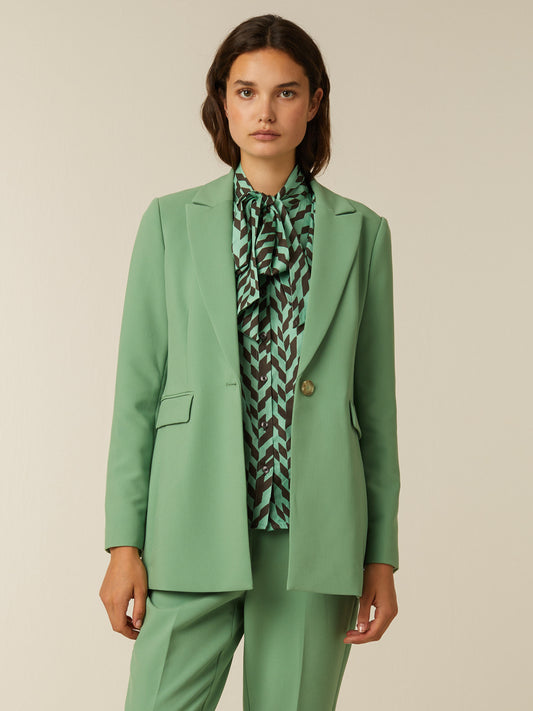 ABBY classic blazer - Matcha Green