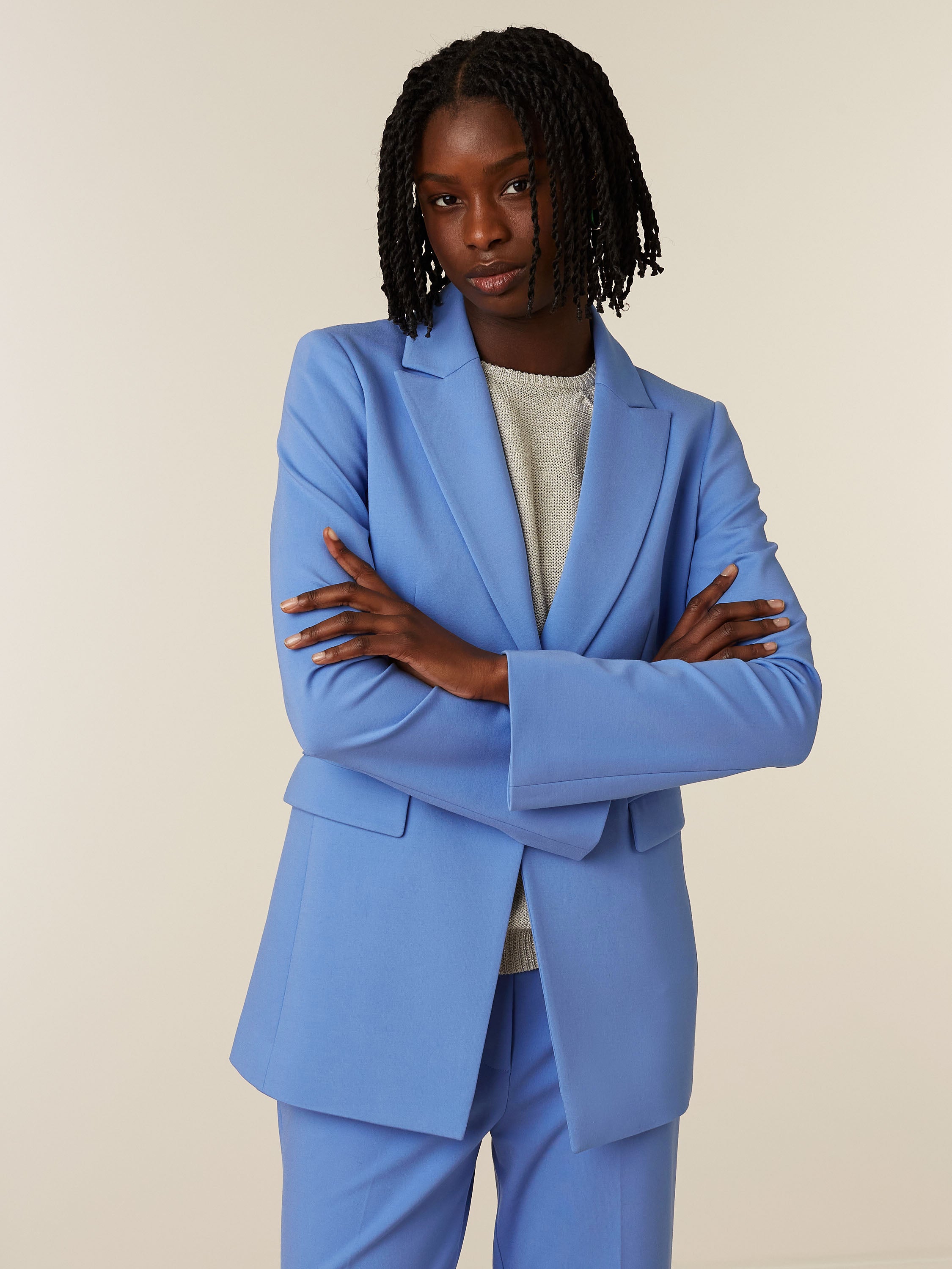 Cornflower hot sale blue blazer